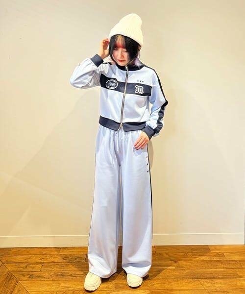 Mi-je / ミジェ ブルゾン | バイカラーロゴトラックジャケット【韓国ファッション】 | 詳細16