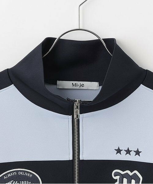 Mi-je / ミジェ ブルゾン | バイカラーロゴトラックジャケット【韓国ファッション】 | 詳細8