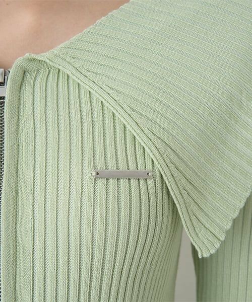 Mi-je / ミジェ ニット・セーター | セーラーカラーZIPニット【韓国ファッション】 | 詳細6