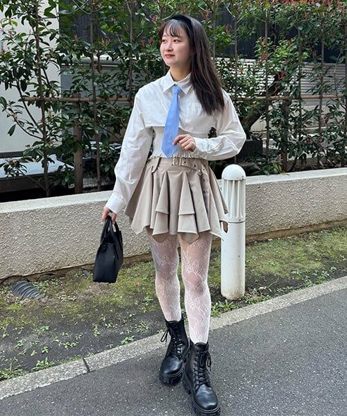 Mi-je / ミジェ シャツ・ブラウス | クロップドシャツビスチェSET【韓国ファッション】 | 詳細21