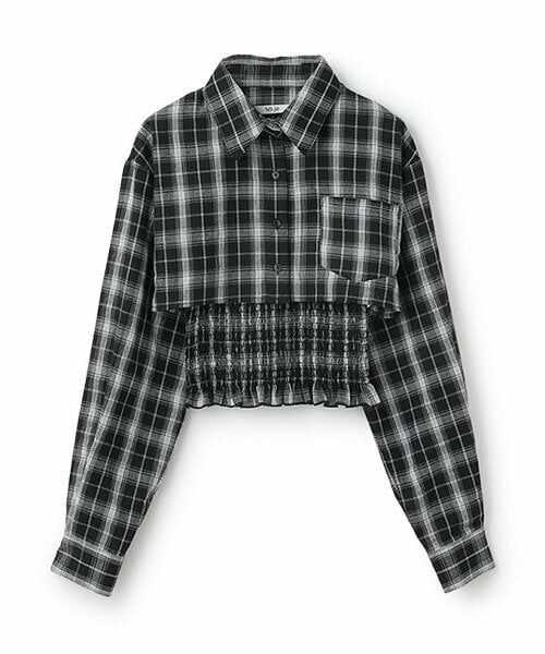 Mi-je / ミジェ シャツ・ブラウス | クロップドシャツビスチェSET【韓国ファッション】 | 詳細3