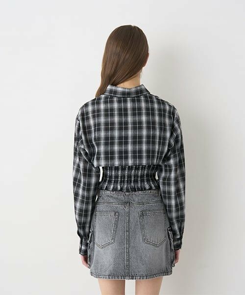 Mi-je / ミジェ シャツ・ブラウス | クロップドシャツビスチェSET【韓国ファッション】 | 詳細5