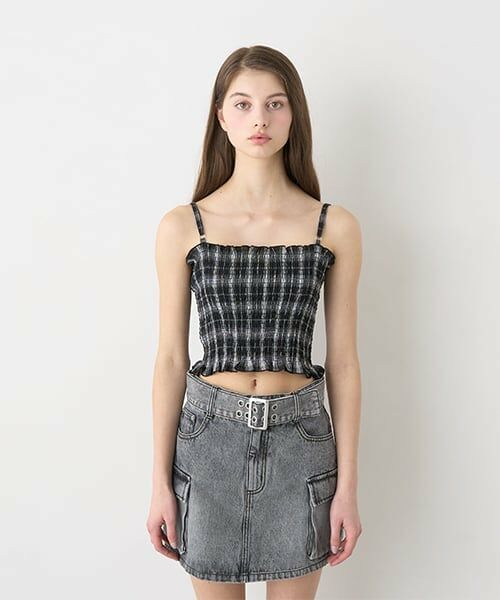 Mi-je / ミジェ シャツ・ブラウス | クロップドシャツビスチェSET【韓国ファッション】 | 詳細6