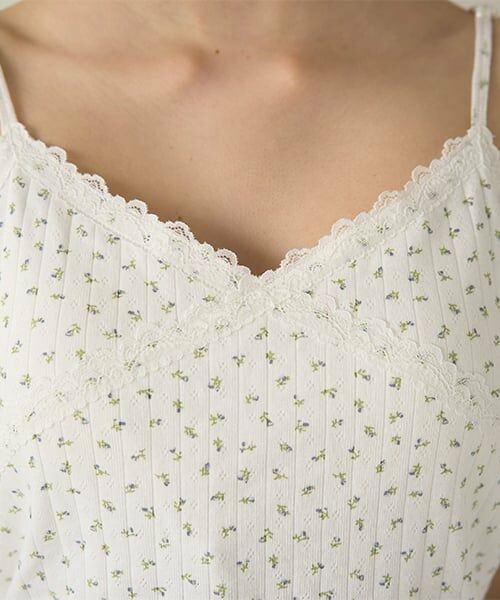 Mi-je / ミジェ Tシャツ | クロスレースキャミ【韓国ファッション】 | 詳細6