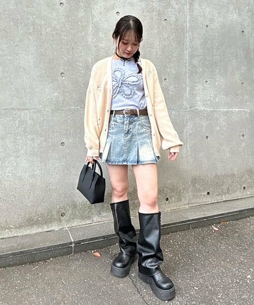 Mi-je / ミジェ Tシャツ | モチーフフリル長袖Tシャツ【韓国ファッション】 | 詳細13