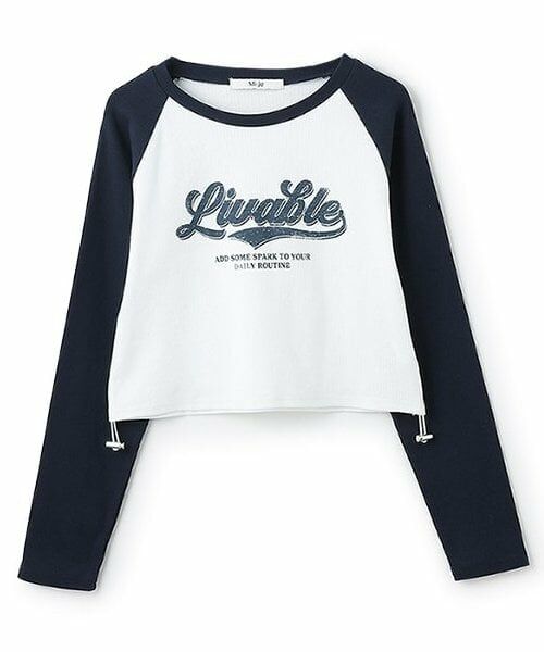 Mi-je / ミジェ Tシャツ | シャーリングラグランロンT【韓国ファッション】 | 詳細1