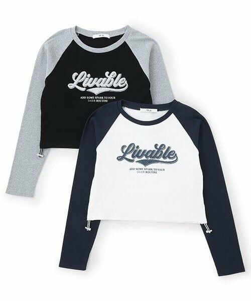 Mi-je / ミジェ Tシャツ | シャーリングラグランロンT【韓国ファッション】 | 詳細11