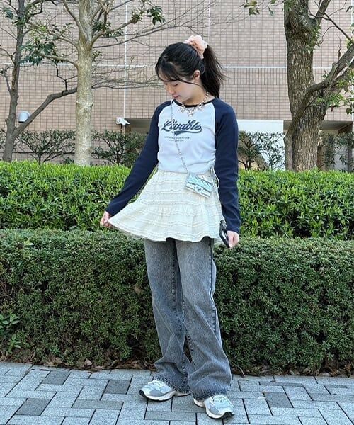 Mi-je / ミジェ Tシャツ | シャーリングラグランロンT【韓国ファッション】 | 詳細12