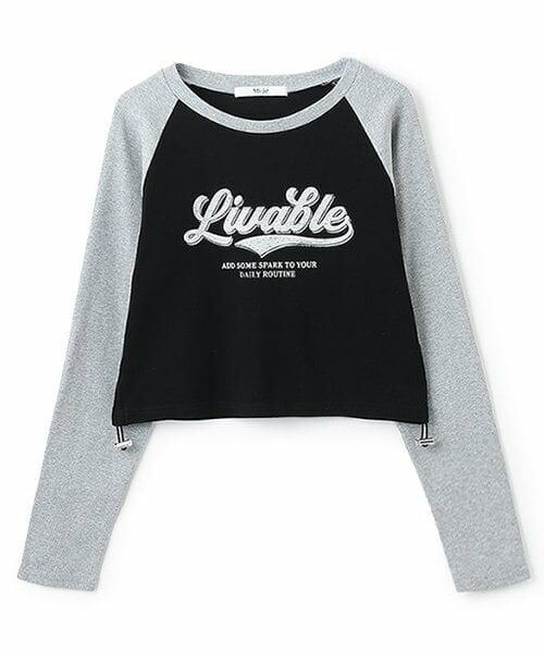 Mi-je / ミジェ Tシャツ | シャーリングラグランロンT【韓国ファッション】 | 詳細2