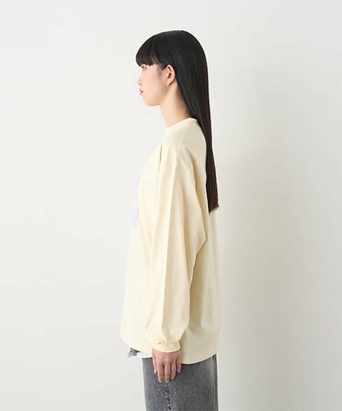 Mi-je / ミジェ Tシャツ | アソートグラフィック長袖Tシャツ【韓国ファッション】 | 詳細5