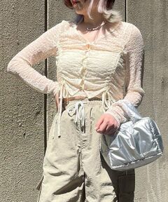 レースカーデアンサンブル【韓国ファッション】