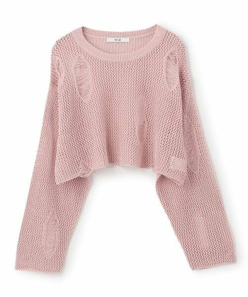 Mi-je / ミジェ ニット・セーター | ダメージメッシュニット【韓国ファッション】 | 詳細2