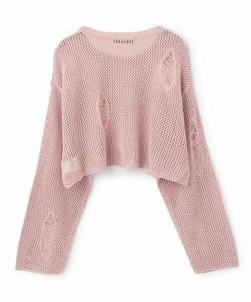 Mi-je / ミジェ ニット・セーター | ダメージメッシュニット【韓国ファッション】 | 詳細7