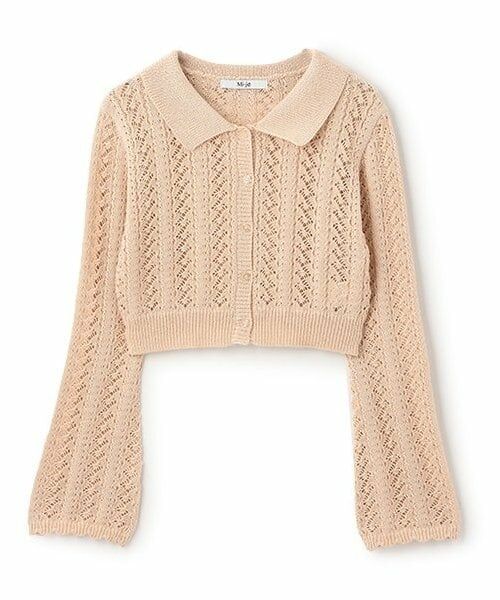 Mi-je / ミジェ ニット・セーター | 透かし編みポロカーディガン【韓国ファッション】 | 詳細1