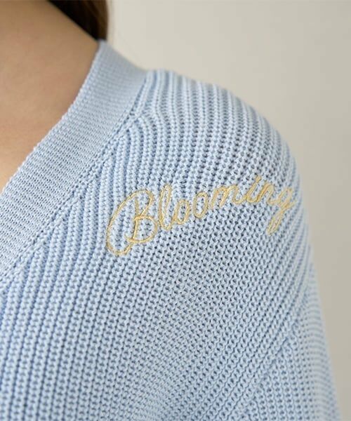 Mi-je / ミジェ ニット・セーター | モチーフ刺しゅうカーディガン【韓国ファッション】 | 詳細3