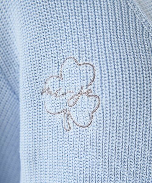 Mi-je / ミジェ ニット・セーター | モチーフ刺しゅうカーディガン【韓国ファッション】 | 詳細4