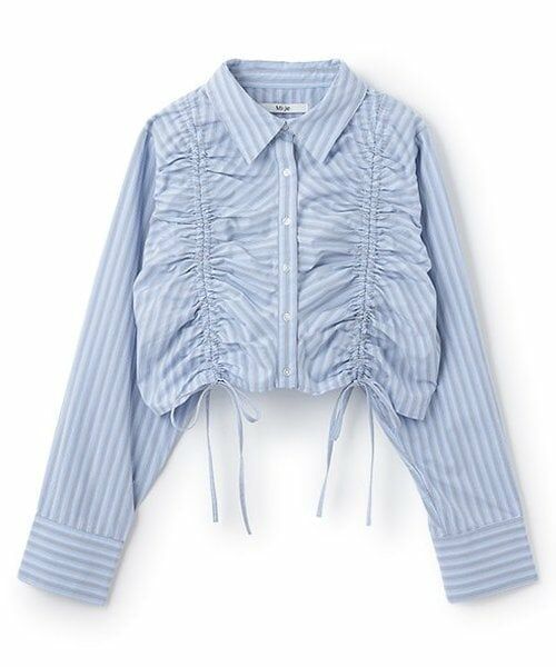 Mi-je / ミジェ シャツ・ブラウス | シャーリングリボンブラウス【韓国ファッション】 | 詳細2