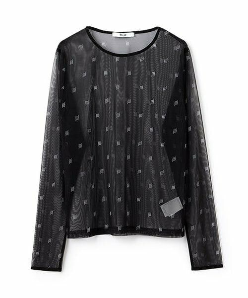 Mi-je / ミジェ Tシャツ | モノグラムシアーインナー【韓国ファッション】 | 詳細2