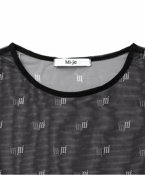 Mi-je / ミジェ Tシャツ | モノグラムシアーインナー【韓国ファッション】 | 詳細7