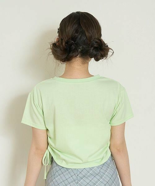 Mi-je / ミジェ Tシャツ | ViVi9月号掲載ストーンロゴ半袖Tシャツ【韓国ファッション】 | 詳細2