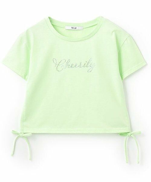 Mi-je / ミジェ Tシャツ | ViVi9月号掲載ストーンロゴ半袖Tシャツ【韓国ファッション】 | 詳細4