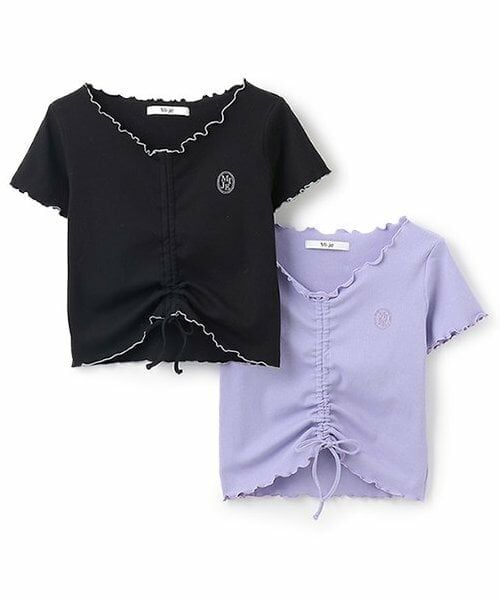 Mi-je / ミジェ Tシャツ | フロントシャーリング半袖テレコ【韓国ファッション】 | 詳細12