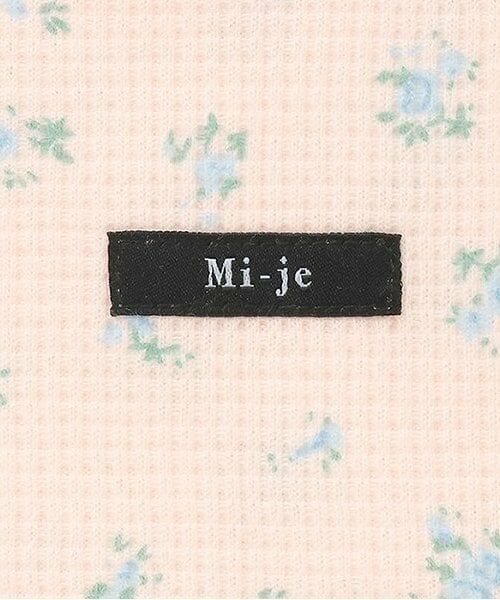 Mi-je / ミジェ Tシャツ | 小花柄ワッフル半袖Tシャツ【韓国ファッション】 | 詳細6