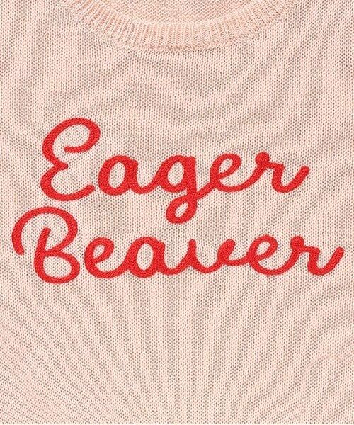 Mi-je / ミジェ ニット・セーター | チェーン刺しゅうロゴ半袖ニット【韓国ファッション】 | 詳細7