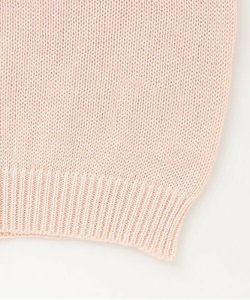 Mi-je / ミジェ ニット・セーター | チェーン刺しゅうロゴ半袖ニット【韓国ファッション】 | 詳細8