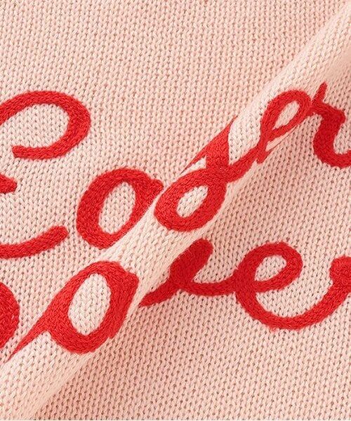 Mi-je / ミジェ ニット・セーター | チェーン刺しゅうロゴ半袖ニット【韓国ファッション】 | 詳細9