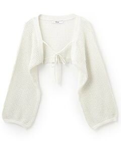 Mi-je / ミジェ ニット・セーター | メッシュリボンカーディガン【韓国ファッション】