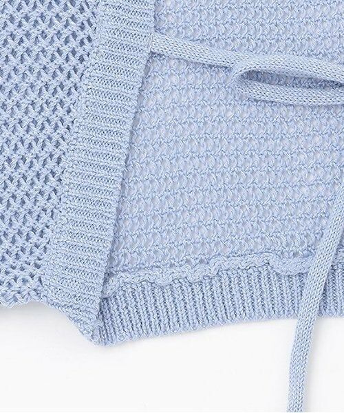 Mi-je / ミジェ ニット・セーター | メッシュリボンカーディガン【韓国ファッション】 | 詳細6