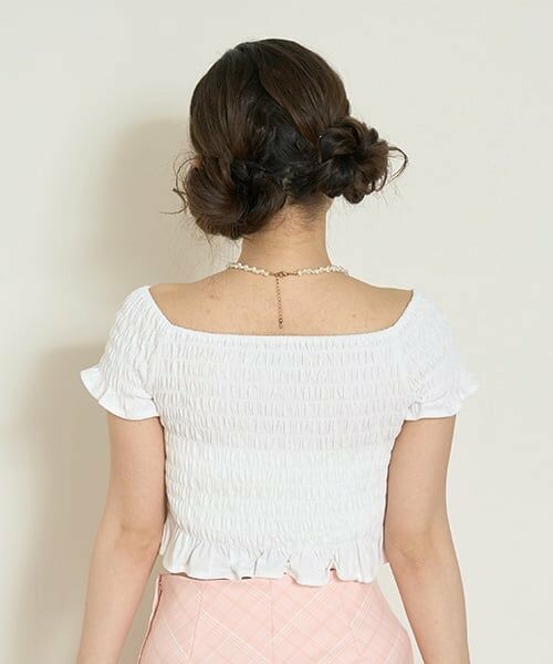 Mi-je / ミジェ Tシャツ | ストロベリーシャーリングトップス【韓国ファッション】 | 詳細2