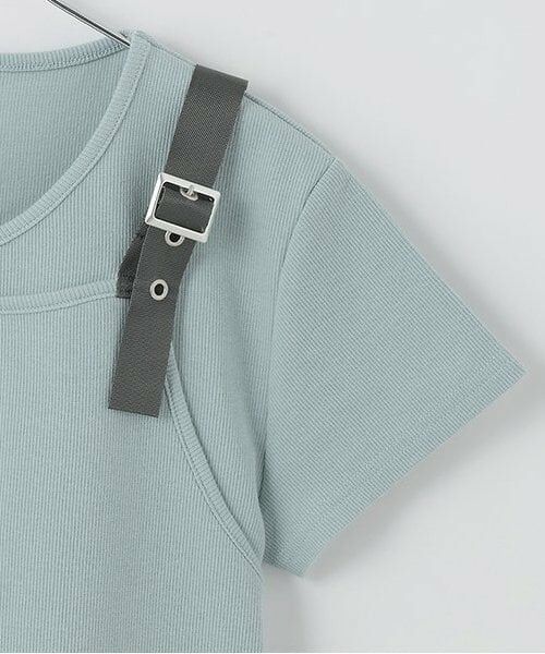 Mi-je / ミジェ Tシャツ | ビスチェレイヤード風半袖テレコ【韓国ファッション】 | 詳細8