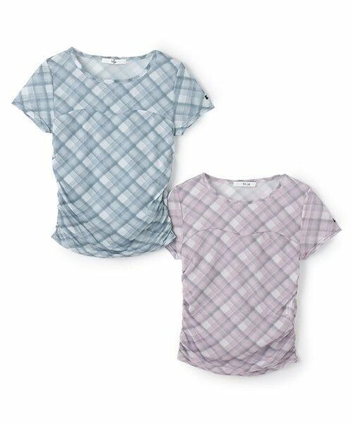 Mi-je / ミジェ Tシャツ | チェックシアー半袖インナー【韓国ファッション】 | 詳細10