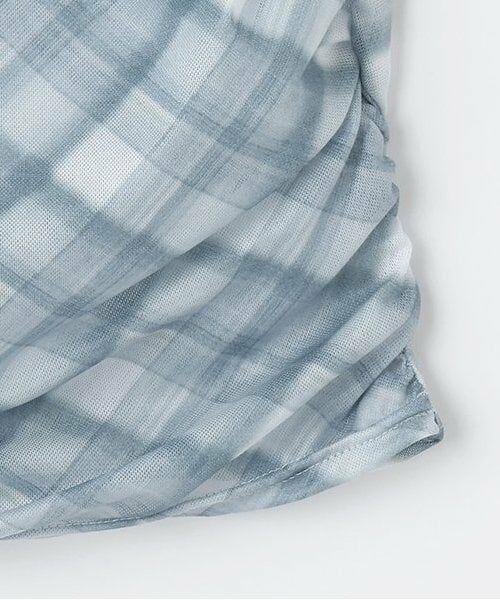 Mi-je / ミジェ Tシャツ | チェックシアー半袖インナー【韓国ファッション】 | 詳細8