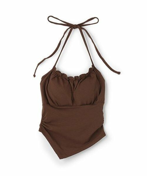 Mi-je / ミジェ Tシャツ | ギャザーホルターブラトップ【韓国ファッション】 | 詳細3