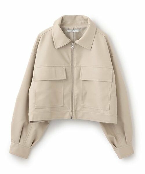 Mi-je / ミジェ ブルゾン | コンパクトレザージャケット【韓国ファッション】 | 詳細1