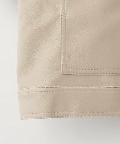 Mi-je / ミジェ ブルゾン | コンパクトレザージャケット【韓国ファッション】 | 詳細10