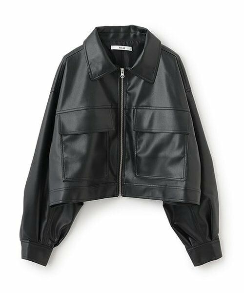 Mi-je / ミジェ ブルゾン | コンパクトレザージャケット【韓国ファッション】 | 詳細2