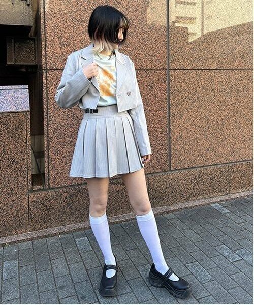 Mi-je / ミジェ ブルゾン | ショートテーラードジャケット【韓国ファッション】 | 詳細15