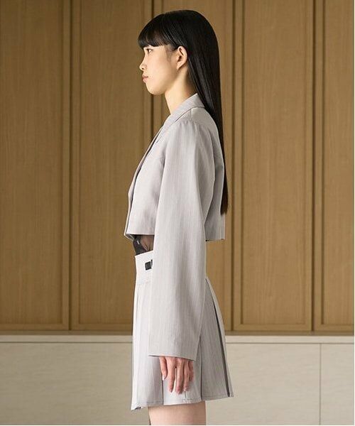 Mi-je / ミジェ ブルゾン | ショートテーラードジャケット【韓国ファッション】 | 詳細5