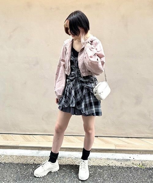 Mi-je / ミジェ ブルゾン | ナイロンZIPパーカ【韓国ファッション】 | 詳細30