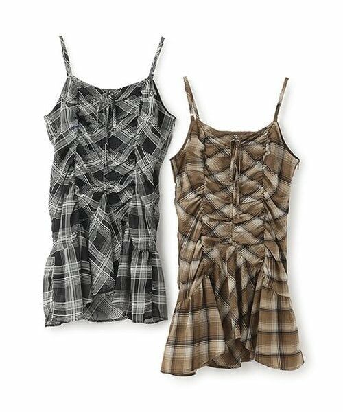 Mi-je / ミジェ ミニ丈・ひざ丈ワンピース | シャーリングワンピース【韓国ファッション】 | 詳細15