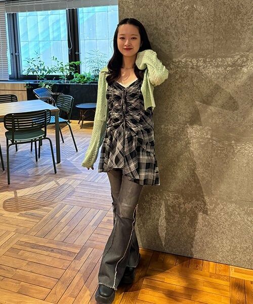 Mi-je / ミジェ ミニ丈・ひざ丈ワンピース | シャーリングワンピース【韓国ファッション】 | 詳細16