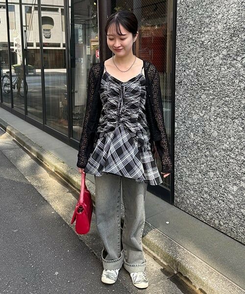 Mi-je / ミジェ ミニ丈・ひざ丈ワンピース | シャーリングワンピース【韓国ファッション】 | 詳細17