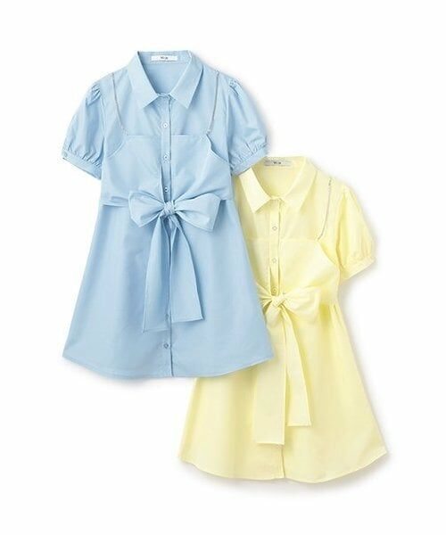 Mi-je / ミジェ ミニ丈・ひざ丈ワンピース | ビスチェつきシャツワンピース【韓国ファッション】 | 詳細11