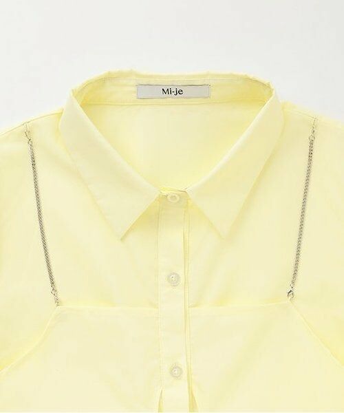 Mi-je / ミジェ ミニ丈・ひざ丈ワンピース | ビスチェつきシャツワンピース【韓国ファッション】 | 詳細5