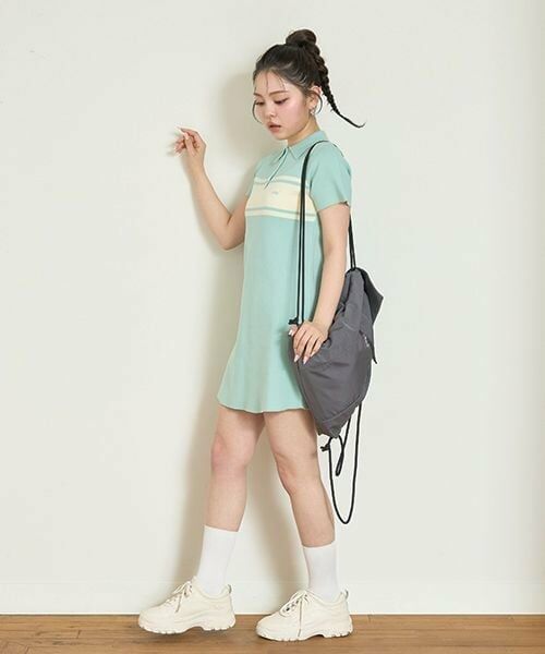Mi-je / ミジェ ミニ丈・ひざ丈ワンピース | ニットポロワンピース【韓国ファッション】 | 詳細2