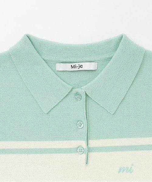 Mi-je / ミジェ ミニ丈・ひざ丈ワンピース | ニットポロワンピース【韓国ファッション】 | 詳細6